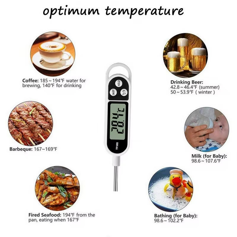 Food Thermometer TP300 Digital Kitchen Thermometer for Meat Cooking Food Probe BBQ Electronic Oven Kitchen Tools