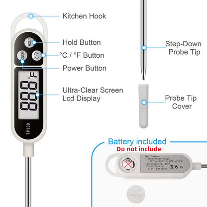Food Thermometer TP300 Digital Kitchen Thermometer for Meat Cooking Food Probe BBQ Electronic Oven Kitchen Tools